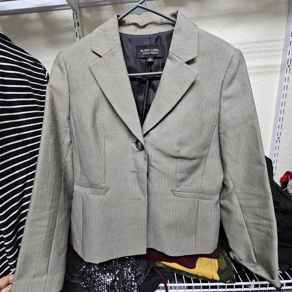 Black Label Women's Elegant Gray Blazer
